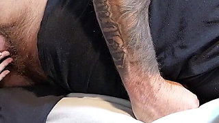 Stepdaughter Attempts to Give Step Daddy a Sneaky BJ - Naughty Boy