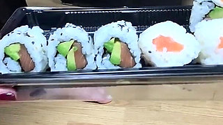 He Takes His Meal Thanks to My Feet...