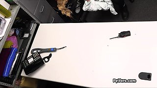 Raunchy babe busted with tons of stolen dildos