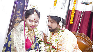 DESI MALLU NEW MARRIED WIFE HARDCORE GANGBANG FUCK WITH HER FOUR HUSBAND'S FRIENDS FULL MOVIE ( HINDI AUDIO )