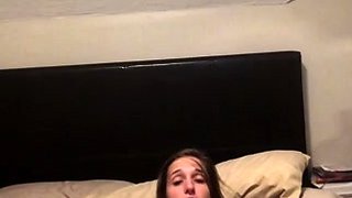 Jessy funny amateur teen brunette toying