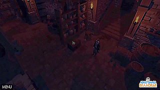 : Destroying Rachel Walls Ass - Curse Of Black Bone With 3d Animated And Anime Hentai