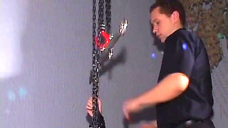Chained Mature MILF Endures Intense Bondage Play