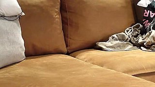 Two Hot Sexy MILF Wives Play with a Small Dick Guy and Leave Him Frustrated After Giving a Slow Handjob by Cock Teasing