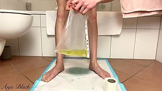 German Amateur Anja Black Pissing Hardcore POV Femdom BDSM