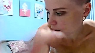 Russian Tattooed MILF's Solo Anal Play with Toy