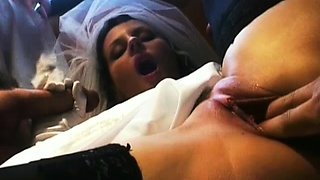 Hot Threesome With Double Penetration
