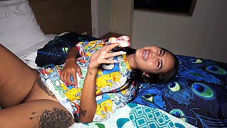 Thai teen Lily Koh dildoed her tight ass