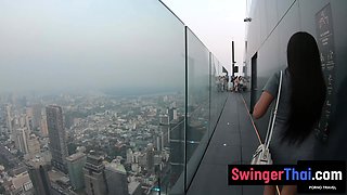 Bubble booty Thai GF made love from behind