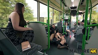 Mature4k. hot and leaking xxx in the bus