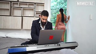 Latina With Perfect Body Squirts And Gets Cum In Mouth
