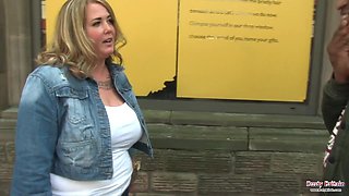 Blonde BBW MILF's Outdoor Lingerie Passion Ignites Heat