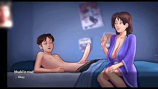 Horny Stepmom Debbie got fucked by his stepson cum inside pussy