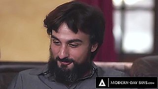 Married Chap Cheats In Bisex Three-some! Anal Creampie