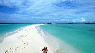 Massive juggs brunette fatty strips and jerks solo