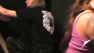 BDSM master thight ropes arouse dominated slave while friend gets a mouth full of cum