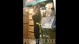 Busty Latina Fucks Bodega Aurrera Employee - Big Tits & Ass Action
