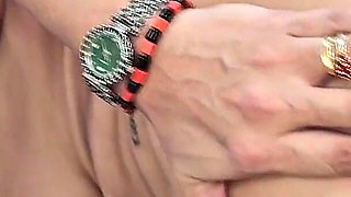 Stepmom Couldn't Resist Stepson Playing Handjob on the Couch