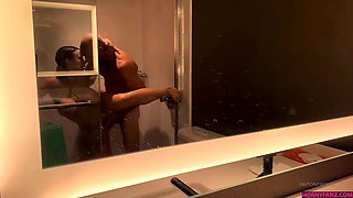 Payton Preslee delivers intense sensual shower passion with passionate curves