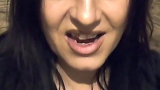 Ripped Pantyhose Pee Fetish - Blue Lingerie, Close-up Pussy Pee and Toilet Mess