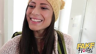 Brunette porn with enchanting Steve Q and Cassie Del Isla from Fake Hostel