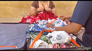 POV Stepmom Helps Stepson With Blowjob Before Trip - Indian MILF Dirty Talk