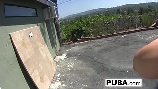 Two Big Tit Blondes Wet Each Other's Pussies