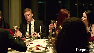 Wild orgy in latex is always a good idea