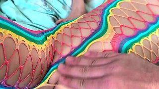 Stepbrother Admires My Virgin Pussy - Fingering and Masturbation with Natural Tits