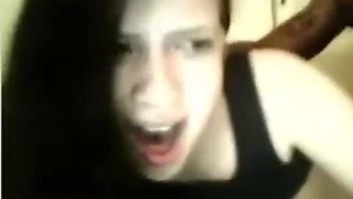 Black on Cute White Babe: Doggy, Big Tits  Hardcore Porn