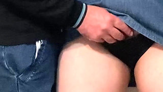 Wow!!! Perv Stranger's Hand in My Sexy Panties