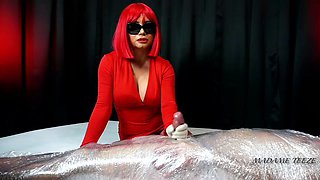 Tightly Wrapped and Ruined - Mummified Edging Femdom Handjob