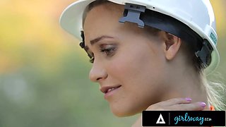 Girlsway - Big Naturals chiropractor Angela White gives hot Mia Malkova awesome aggressive treatment