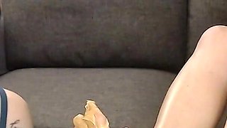 Foot Slave Lunch Break Peanut Crispy Soles Sucking Licking Feet