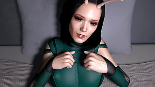 Fucking Mantis in Missionary - Guardians of the Galaxy Parody