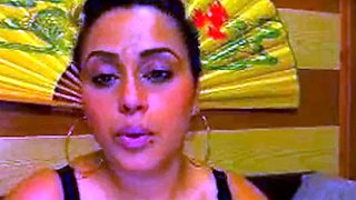 Huge-Titted BBW Latina on Webcam