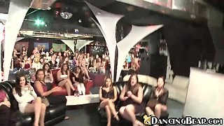 CFNM sex party Lick It Off The Glass
