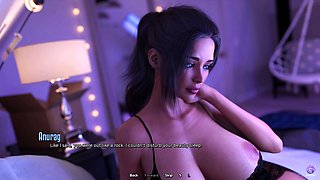 Big Ass Stepsister Seducing Me While Watching a Movie - 3D Hentai Animated Porn - Life in Santa County