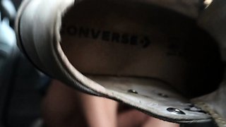 Linsey Dawn solo foot fetish