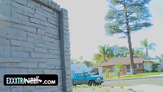 Exxxtrasmall - encaged teenager (Rebel Lynn) fucks a Big Cock