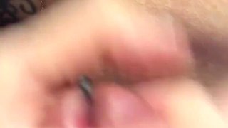 MILF with Big Pierced Nippes Fucks Uretha with Her Long Nails. Mistress Pierced Clock Cumshot Slave