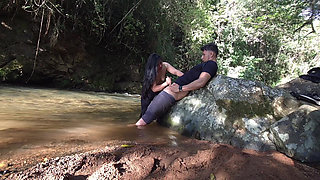 FINAL PART I go out to explore nature I found a guy and I ask him to fuck my ass and he gives me a delicious fuck and his milk has a taste