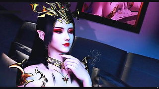 Goddess of the Pixel Realm: Curves Unchained - 3D Animation Hentai