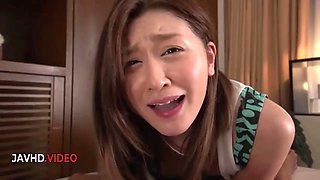 Intense JAV voyeur fucks Mona Takei hardcore with raw passion and desire