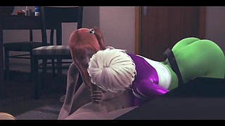 De.d or Alive Hentai - Hanoka and Another Friend Threesome - Japanese Asian Manga Anime Film Game Porn