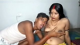 Indian aunty Rinki559 gulps down the goods from husbands and step-brother