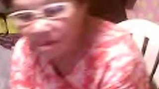 Mature Asian Elizabeth, 57, Flashes on Webcam