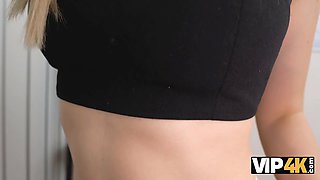 Vip4k. sweet huge titty amalia davis is having rectal joy in the office