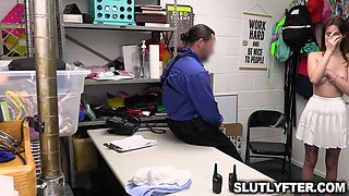 Melanie Marie does pervy officer a favor