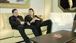 2 Hard Cocks for This Blonde's Ass